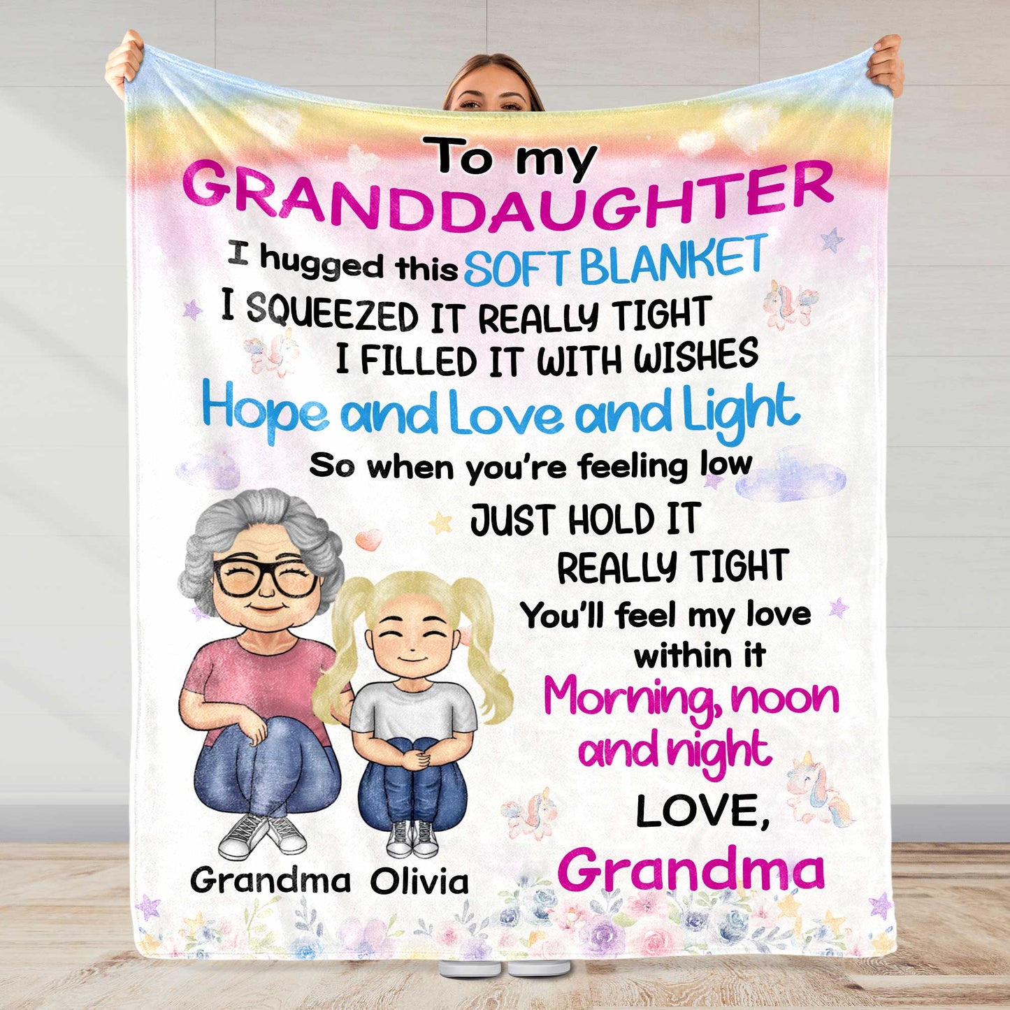To My Granddaughter, Filled With Love And Light