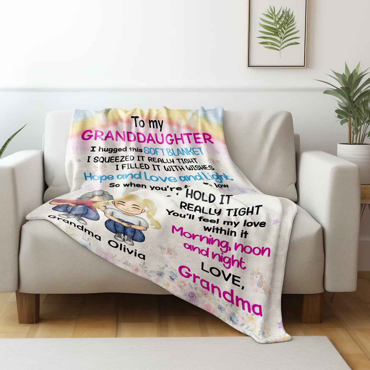 To My Granddaughter, Filled With Love And Light