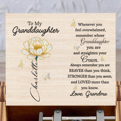To My Granddaughter, Remember Whose Granddaughter You Are