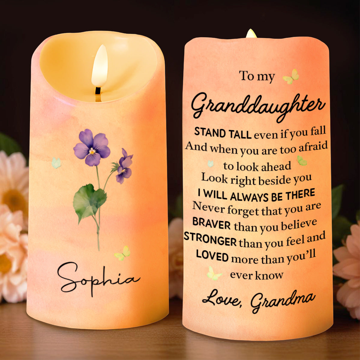 To My Granddaughter, Braver, Stronger, Loved