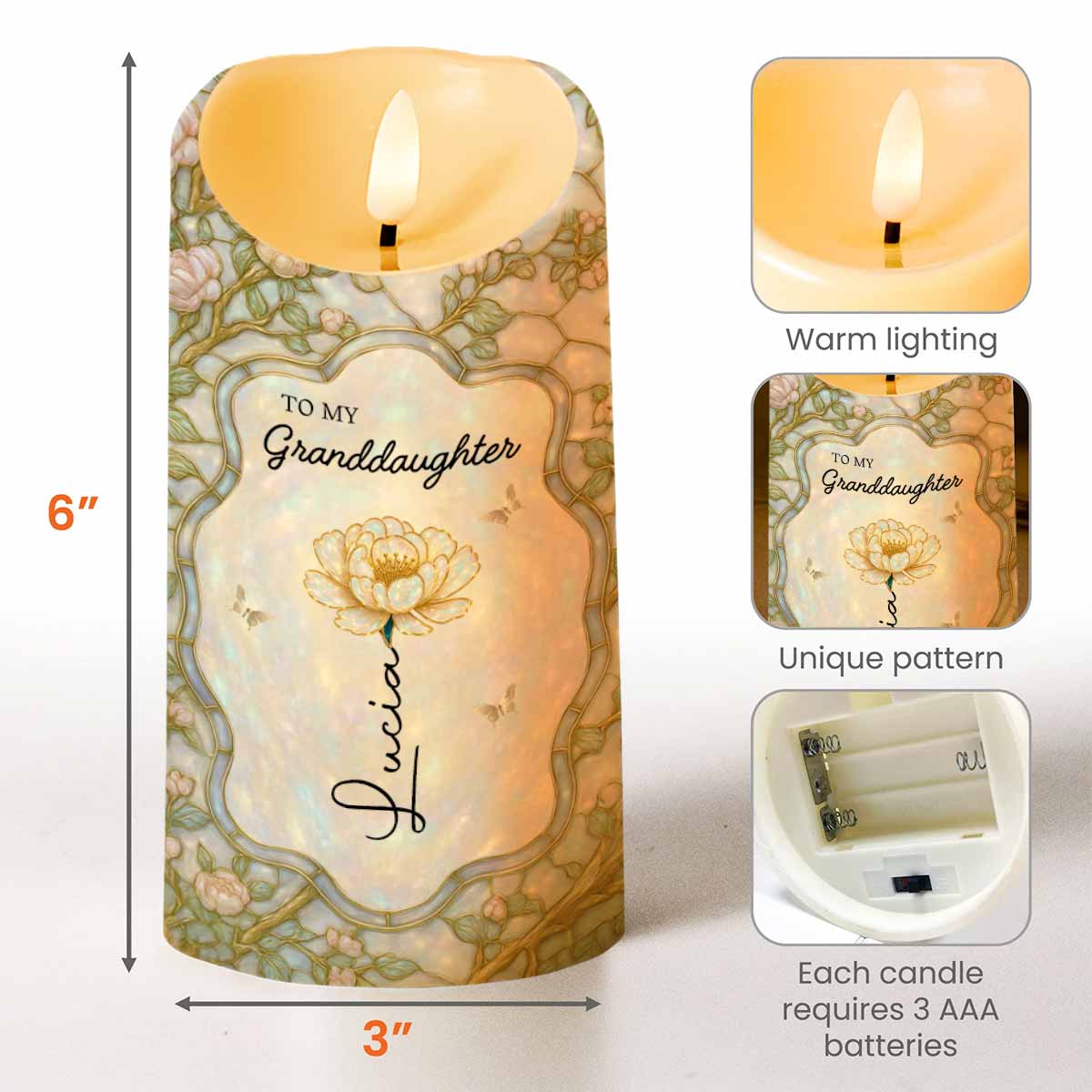 Remember Whose Granddaughter You Are, Crown And Flowers