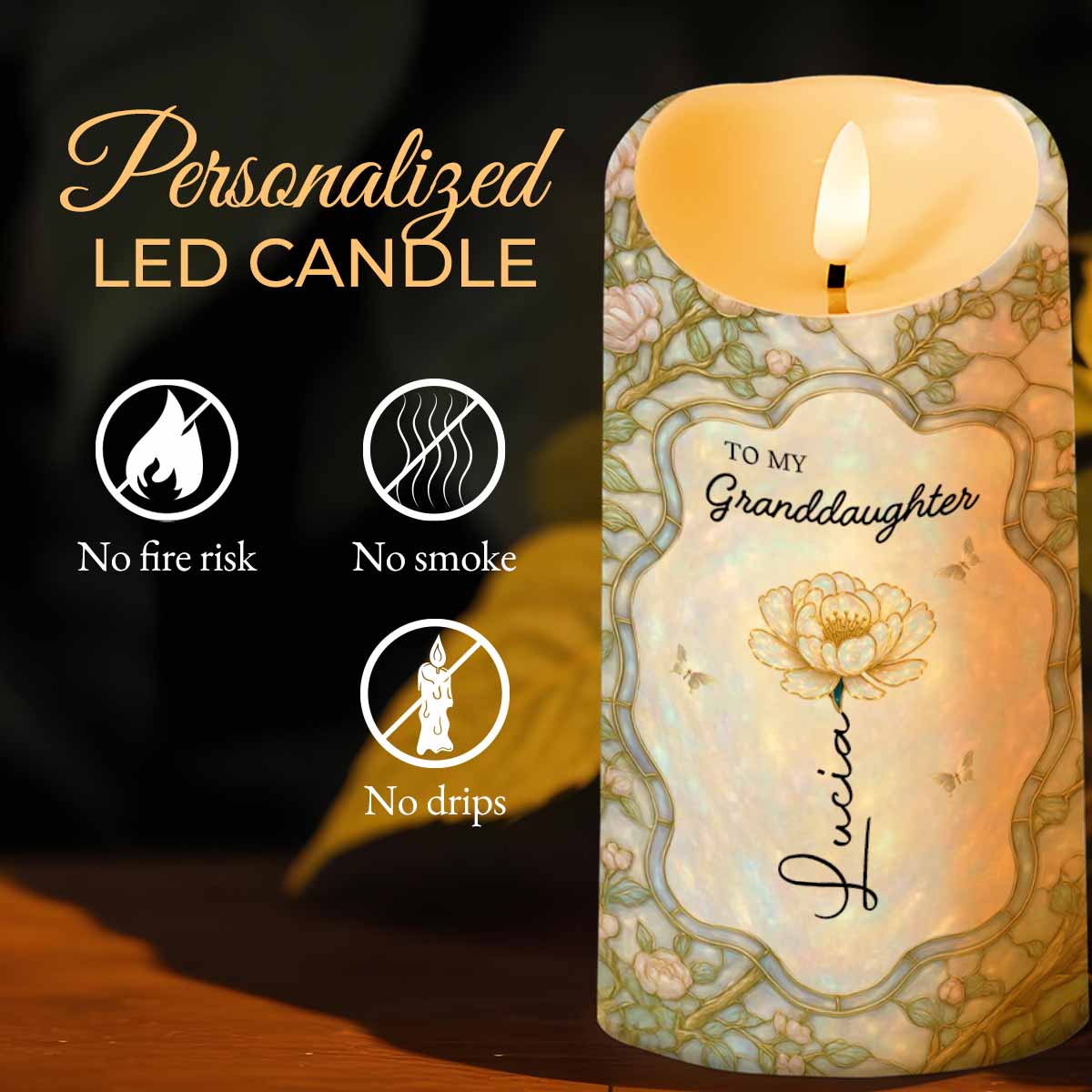 Remember Whose Granddaughter You Are, Crown And Flowers