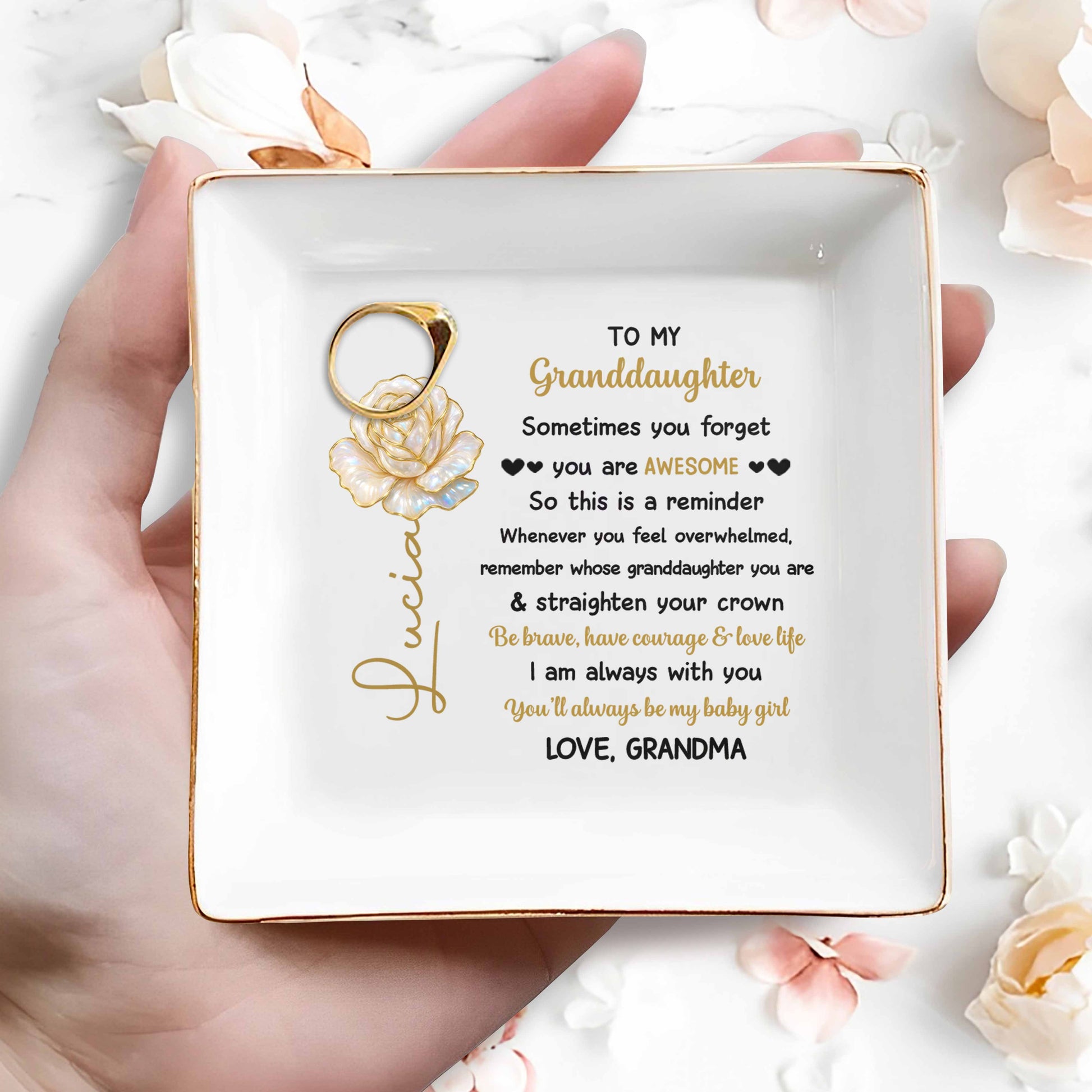 Sometimes You Forget You Are Awesome, Rose Reminder For Granddaughter