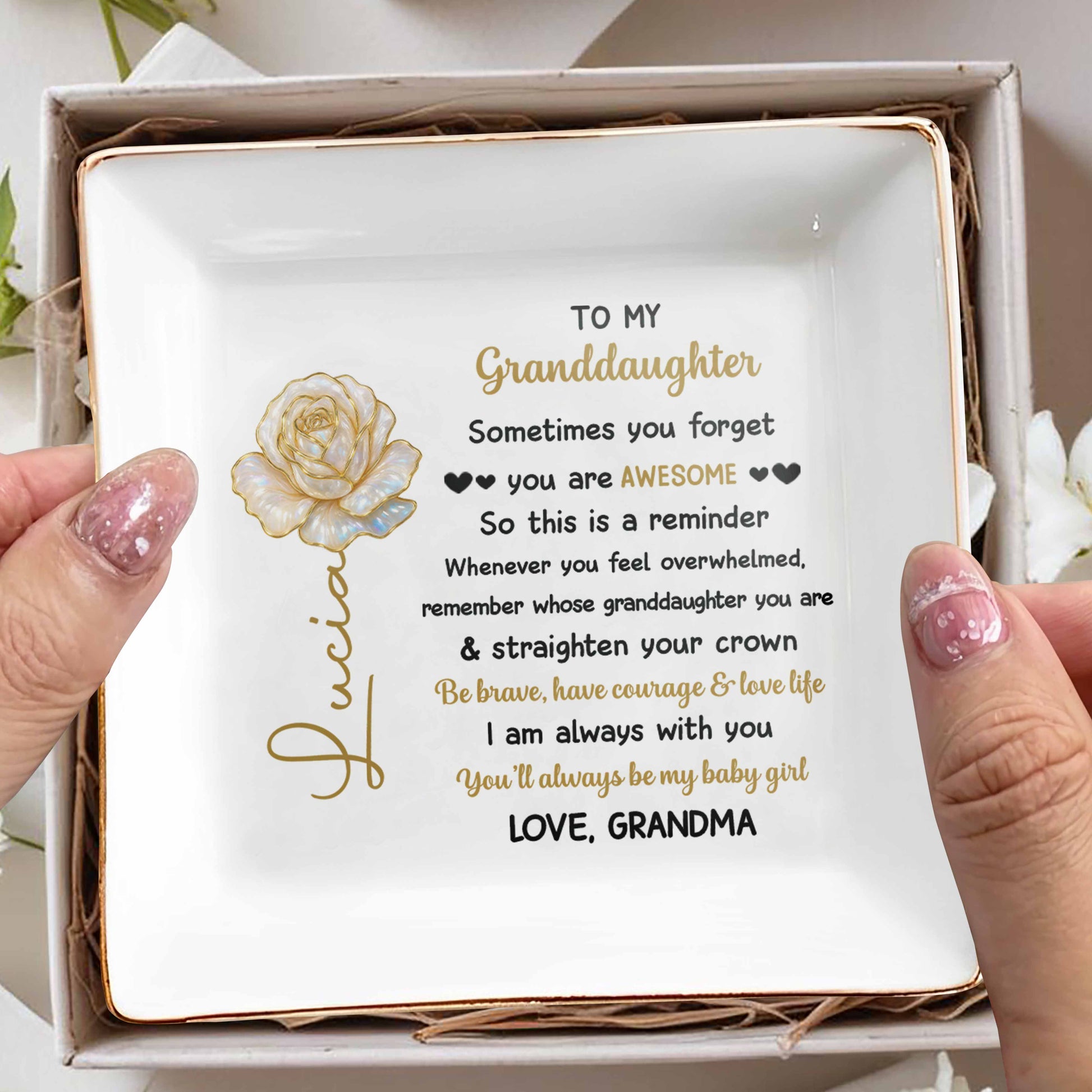 Sometimes You Forget You Are Awesome, Rose Reminder For Granddaughter