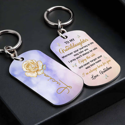 To My Granddaughter, Enjoy The Ride, Rose And Butterfly