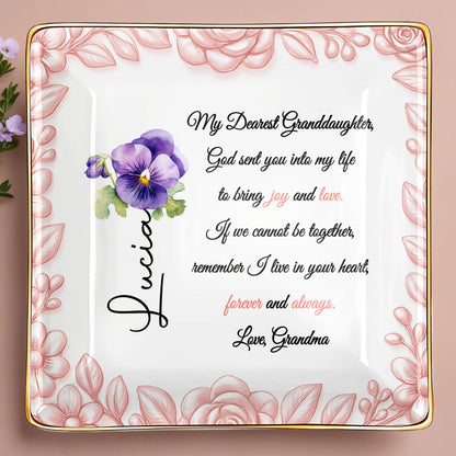 My Dearest Granddaughter, Flowers and Love Message