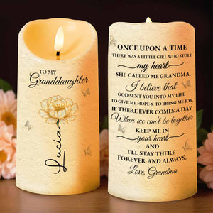 To My Granddaughter, Once Upon A Time, Flower And Butterfly