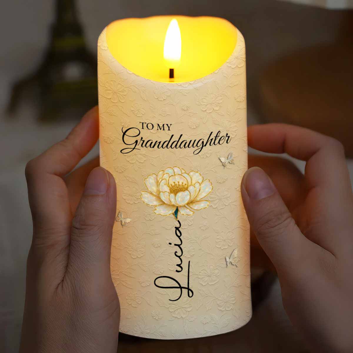 To My Granddaughter, Once Upon A Time, Flower And Butterfly