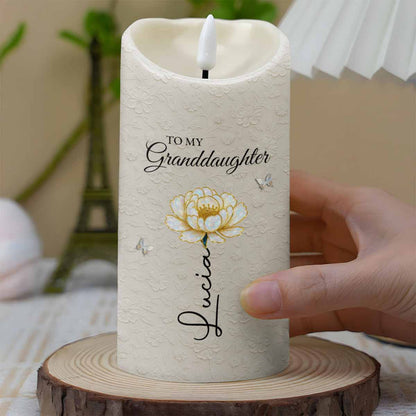 To My Granddaughter, Once Upon A Time, Flower And Butterfly