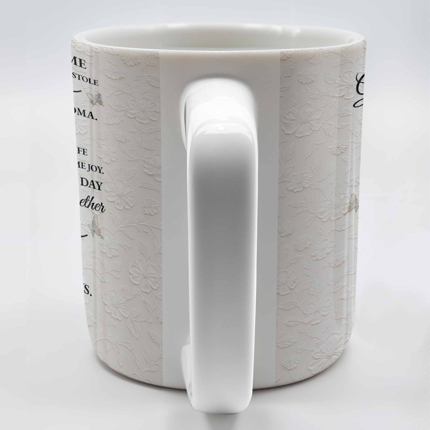 To My Granddaughter, Love Grandma, Beautiful Flower And Butterfly Design