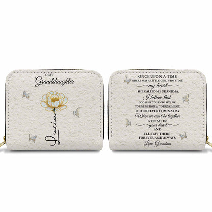 Once Upon A Time, Love Grandma, Flowers And Butterflies