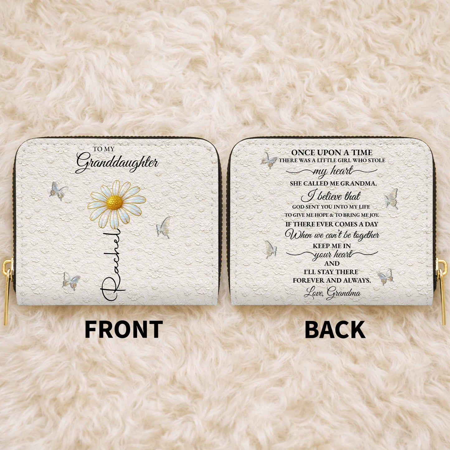 Once Upon A Time, Love Grandma, Flowers And Butterflies