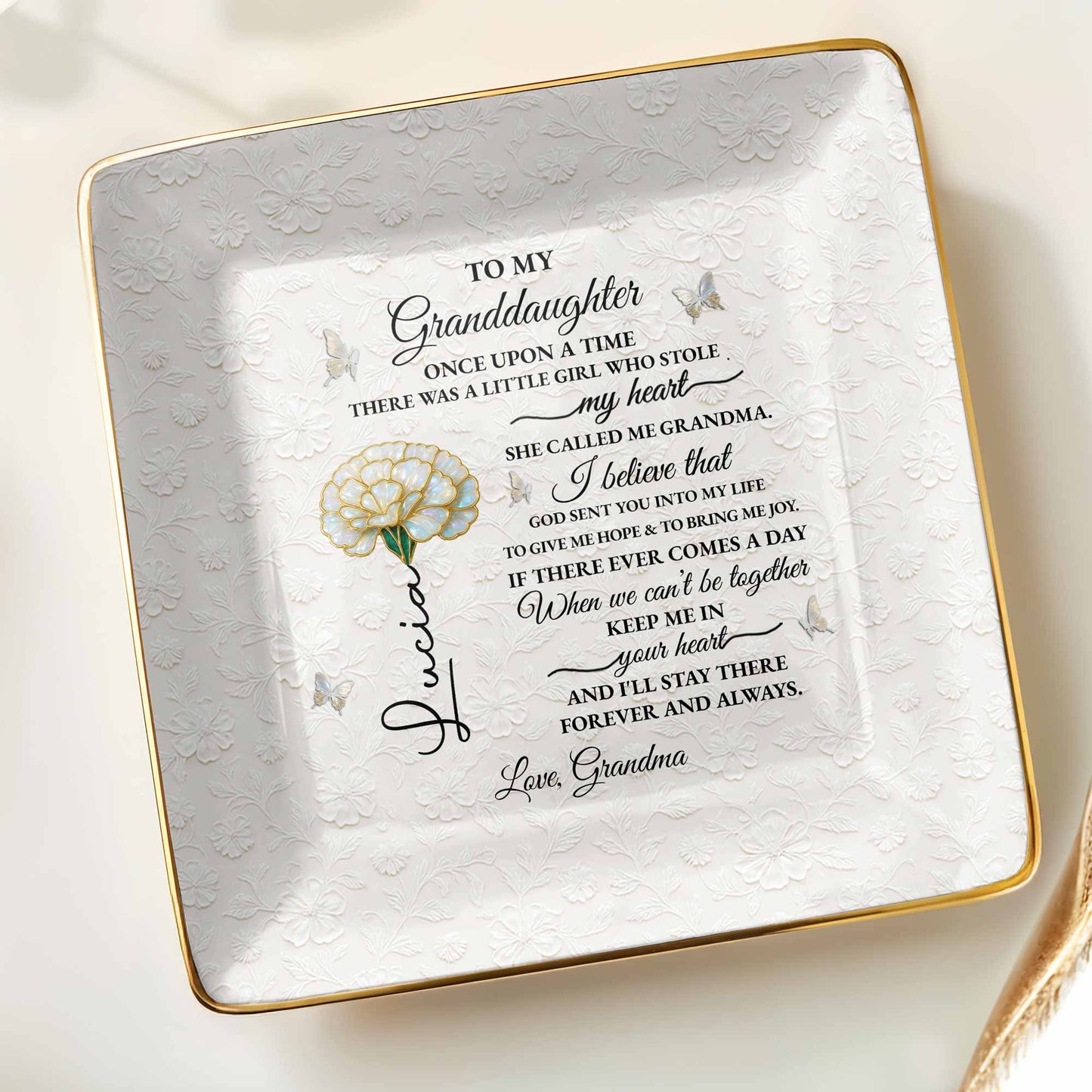 To My Granddaughter, Once Upon A Time, Floral Design