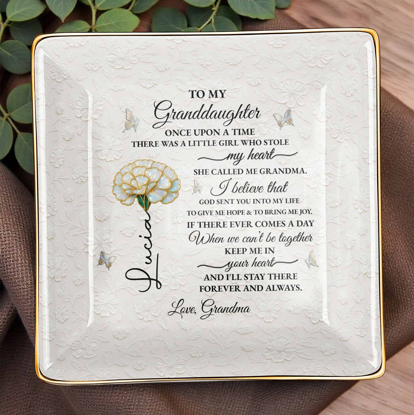 To My Granddaughter, Once Upon A Time, Floral Design