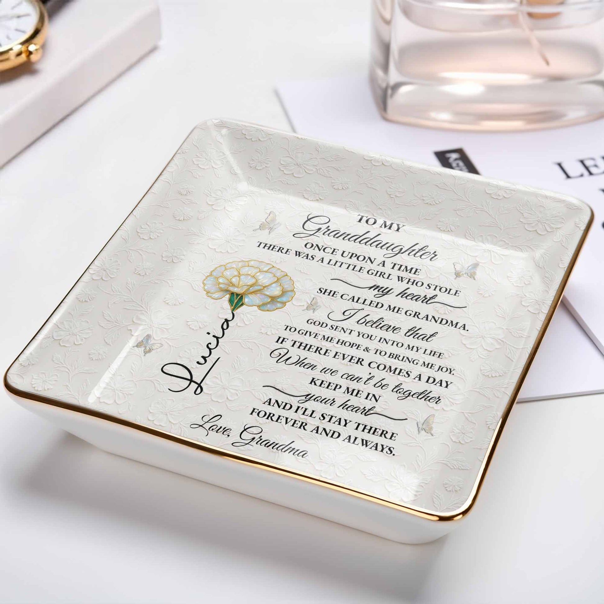 To My Granddaughter, Once Upon A Time, Floral Design