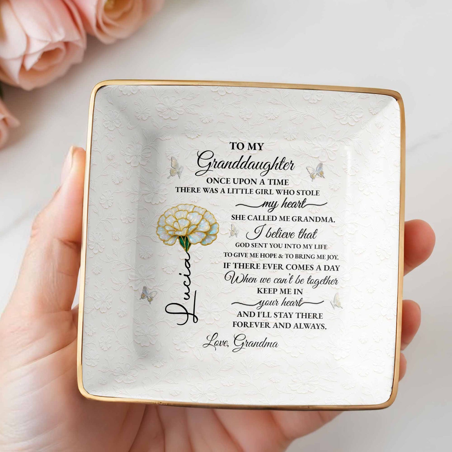 To My Granddaughter, Once Upon A Time, Floral Design