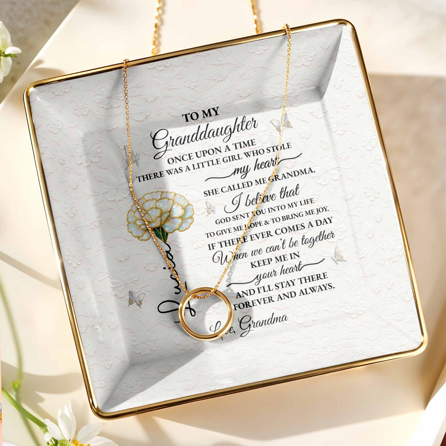 To My Granddaughter, Once Upon A Time, Floral Design