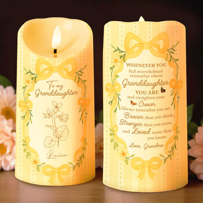 Remember Whose Granddaughter You Are, Flowers and Bows