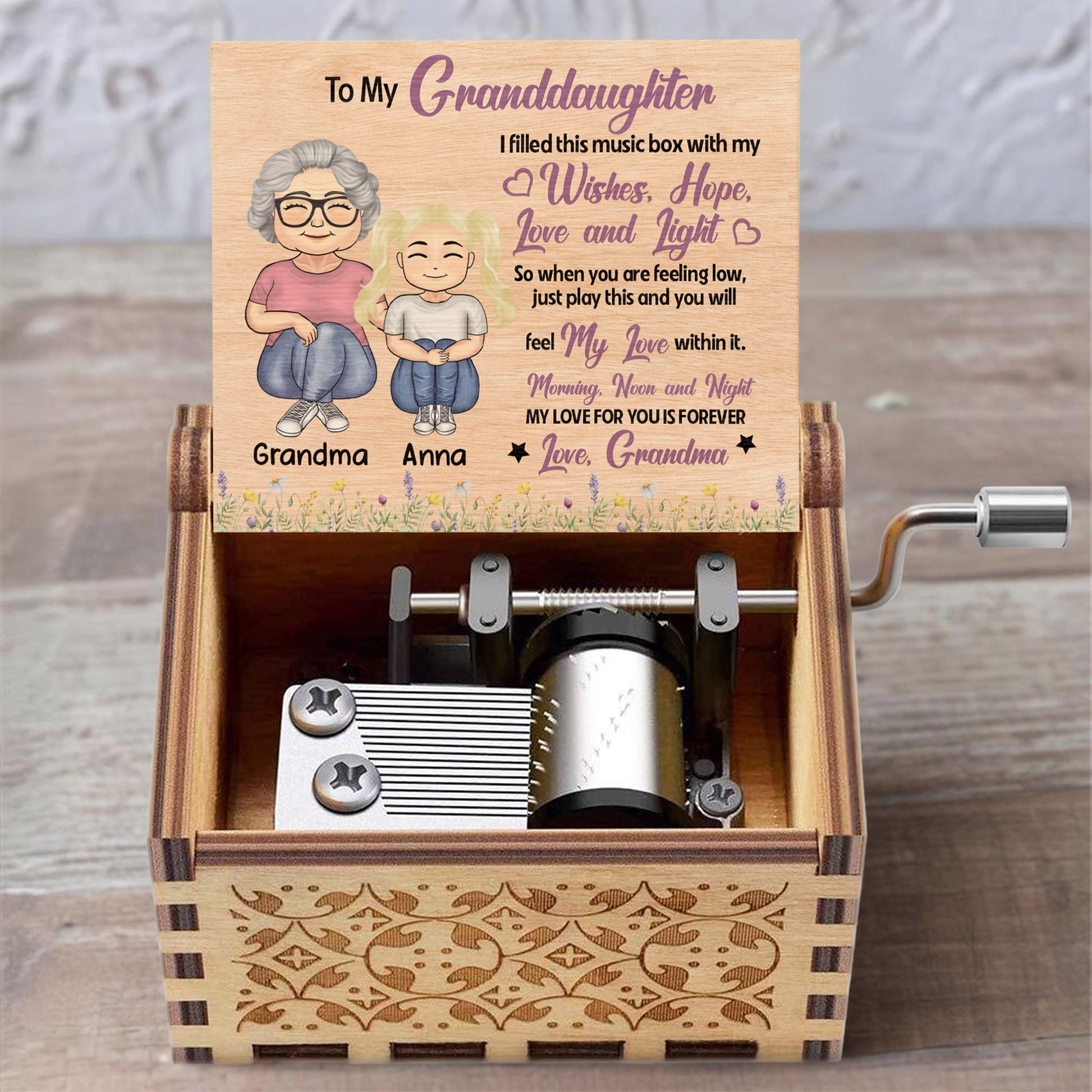 To My Granddaughter, Feel My Love Morning, Noon, And Night