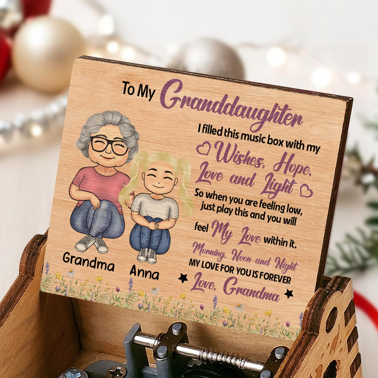 To My Granddaughter, Feel My Love Morning, Noon, And Night