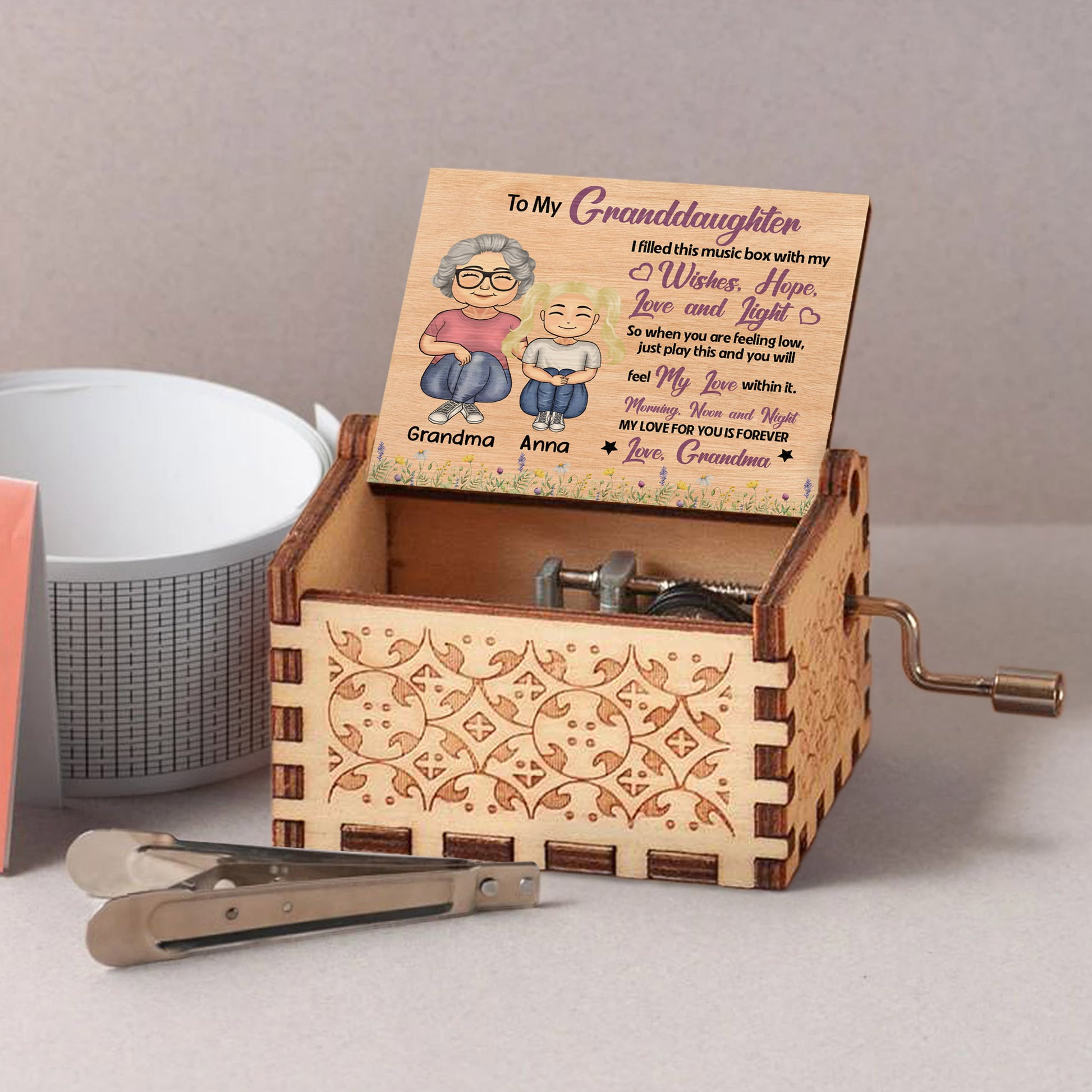 To My Granddaughter, Feel My Love Morning, Noon, And Night