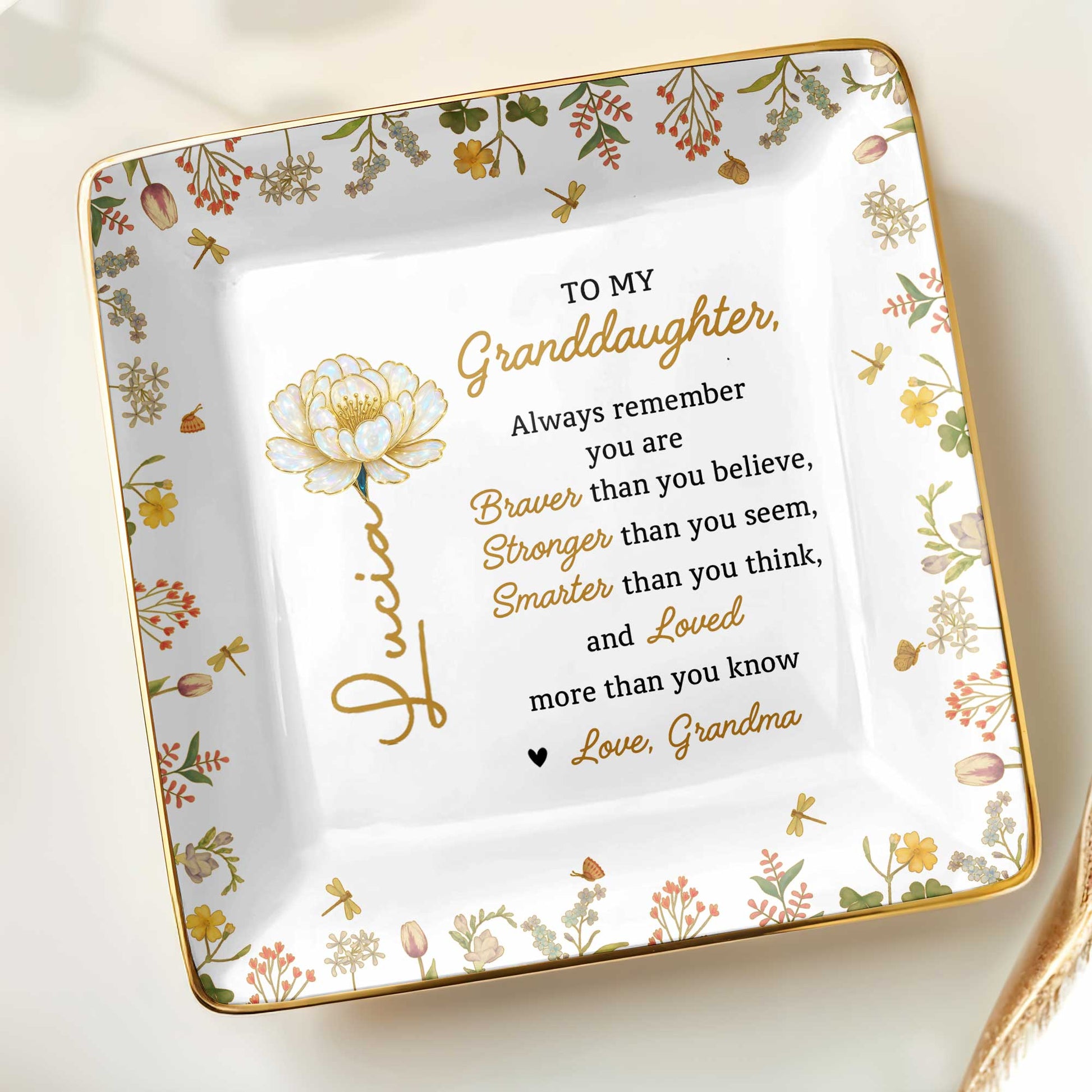 To My Granddaughter, Braver, Stronger, Loved