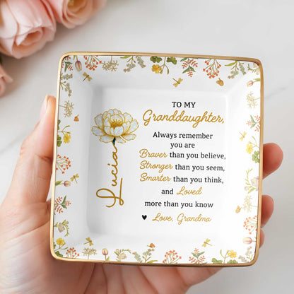 To My Granddaughter, Braver, Stronger, Loved