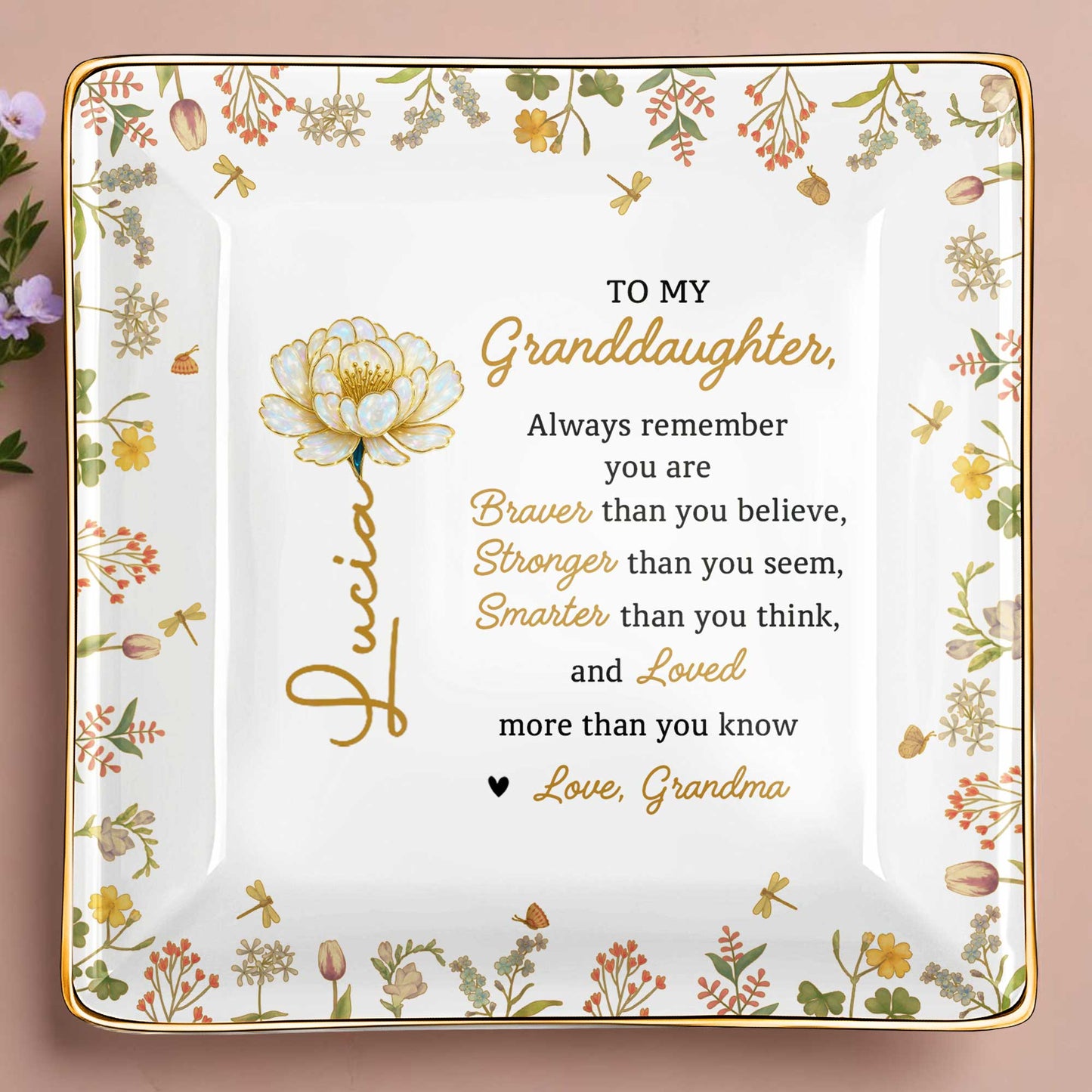 To My Granddaughter, Braver, Stronger, Loved