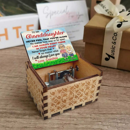 To My Granddaughter, Love From Grandma, Hearts And Grass