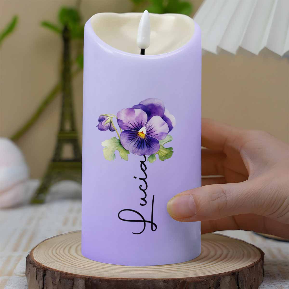 To My Granddaughter, Never Feel You Are Alone, Pansy Flower