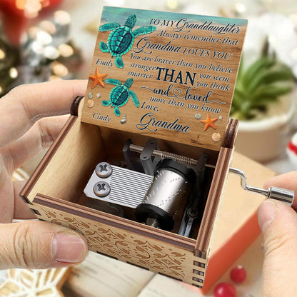 To My Granddaughter, Love From Grandma, Turtle Design