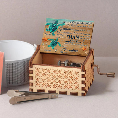 To My Granddaughter, Love From Grandma, Turtle Design