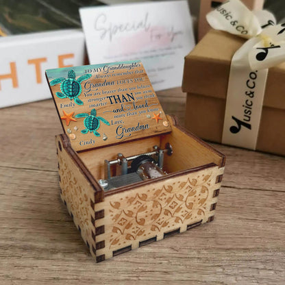 To My Granddaughter, Love From Grandma, Turtle Design