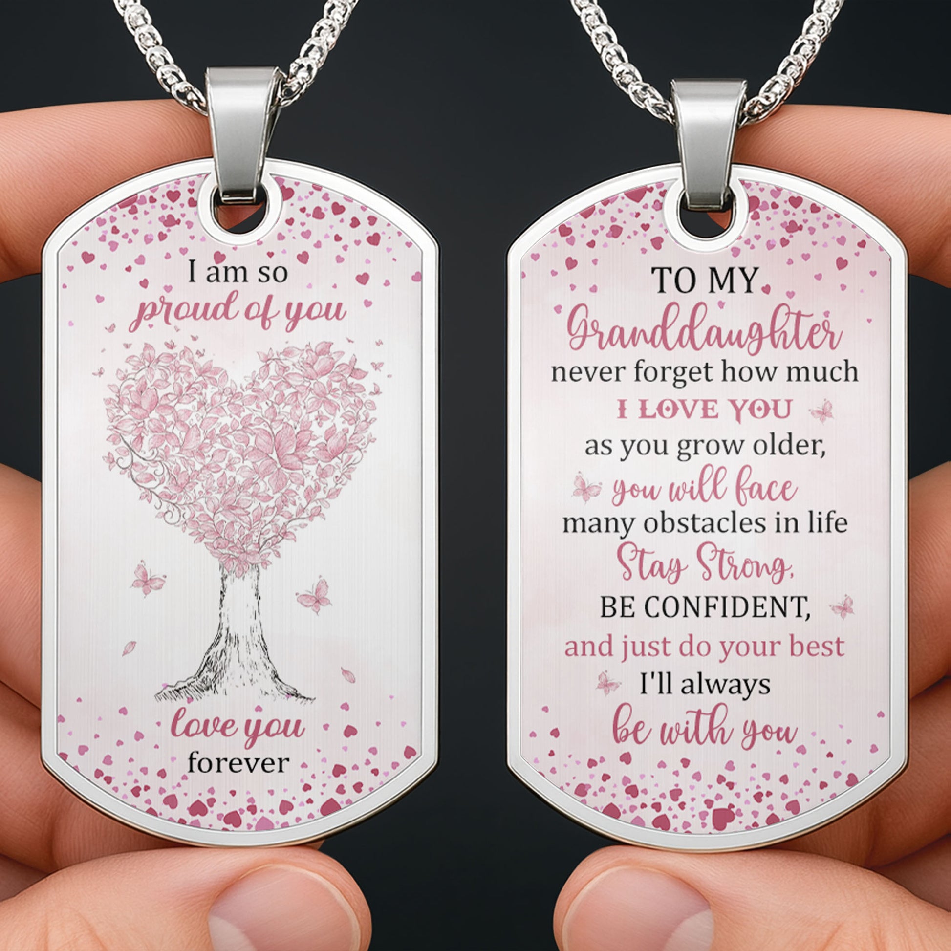 I Am So Proud Of You Love You Forever Tree Heart Design