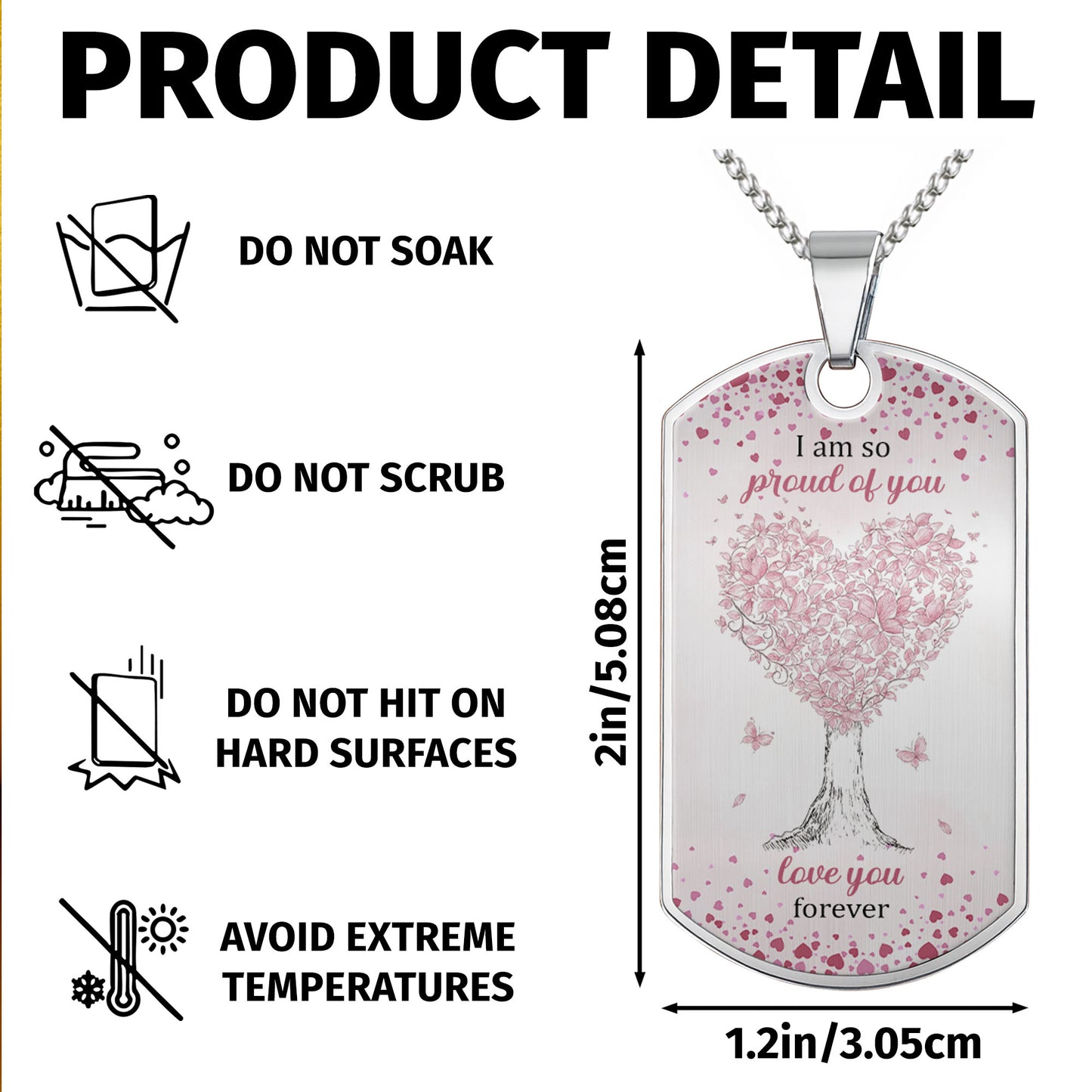 I Am So Proud Of You Love You Forever Tree Heart Design