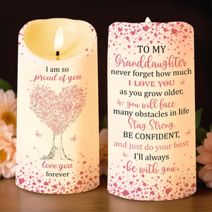 To My Granddaughter, Proud and Loving Message
