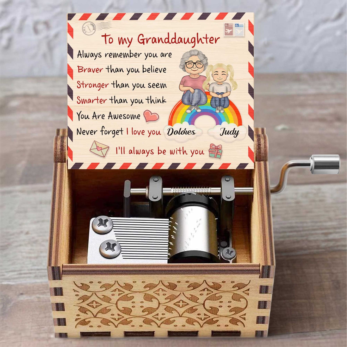 To My Granddaughter, Always Remember You Are Awesome