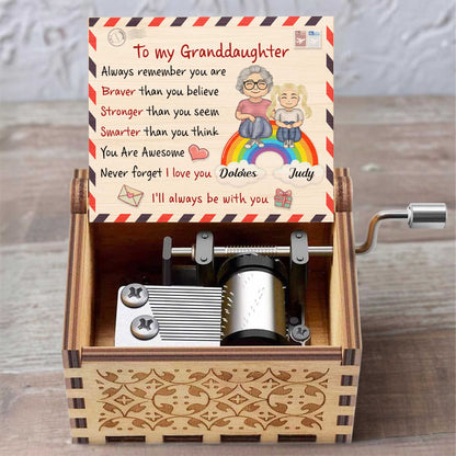 To My Granddaughter, Always Remember You Are Awesome