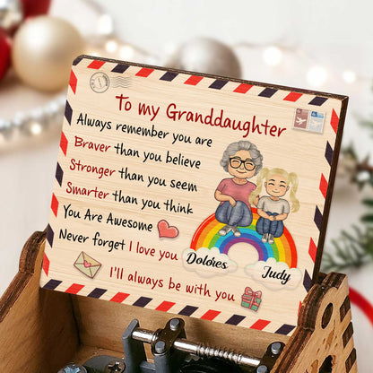 To My Granddaughter, Always Remember You Are Awesome