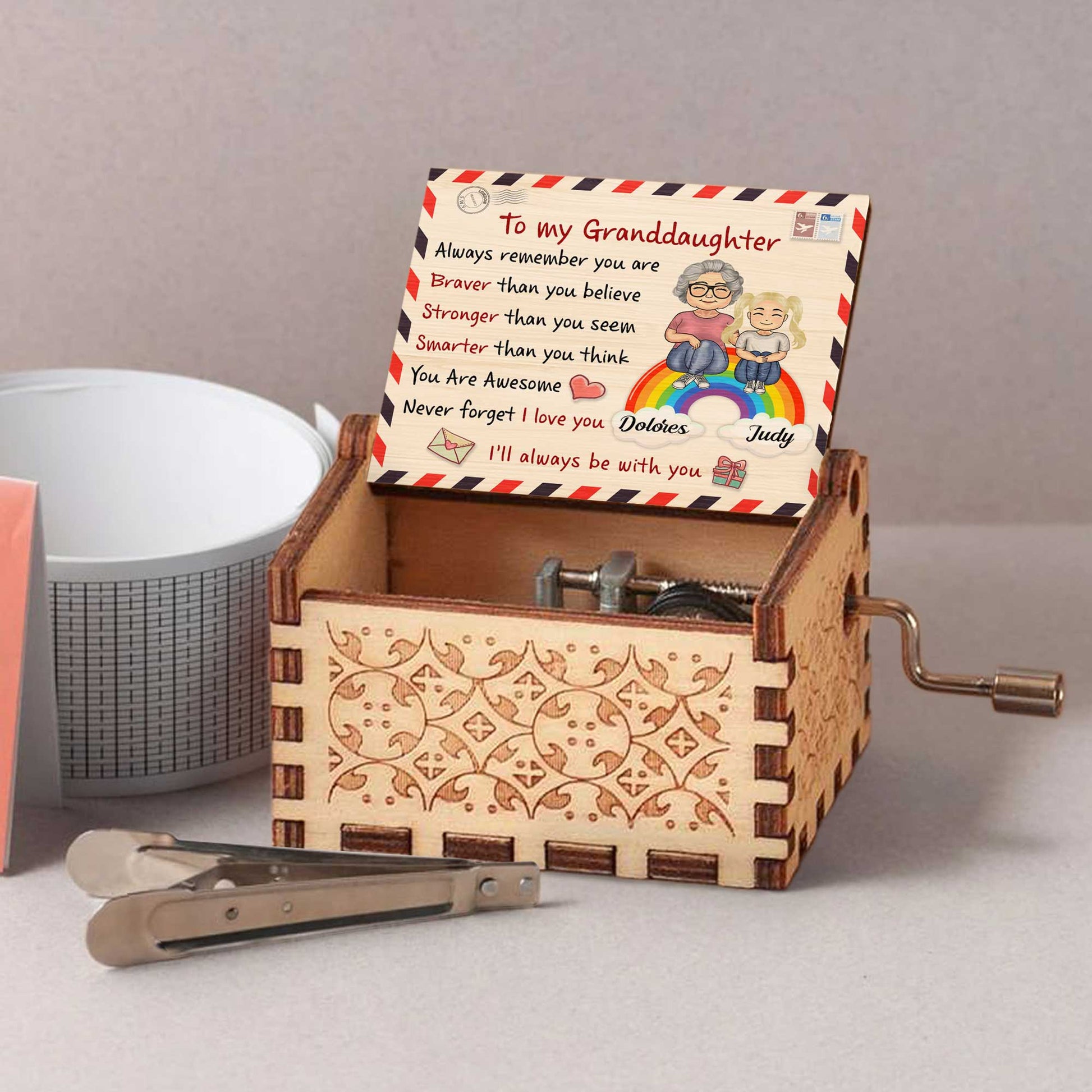 To My Granddaughter, Always Remember You Are Awesome