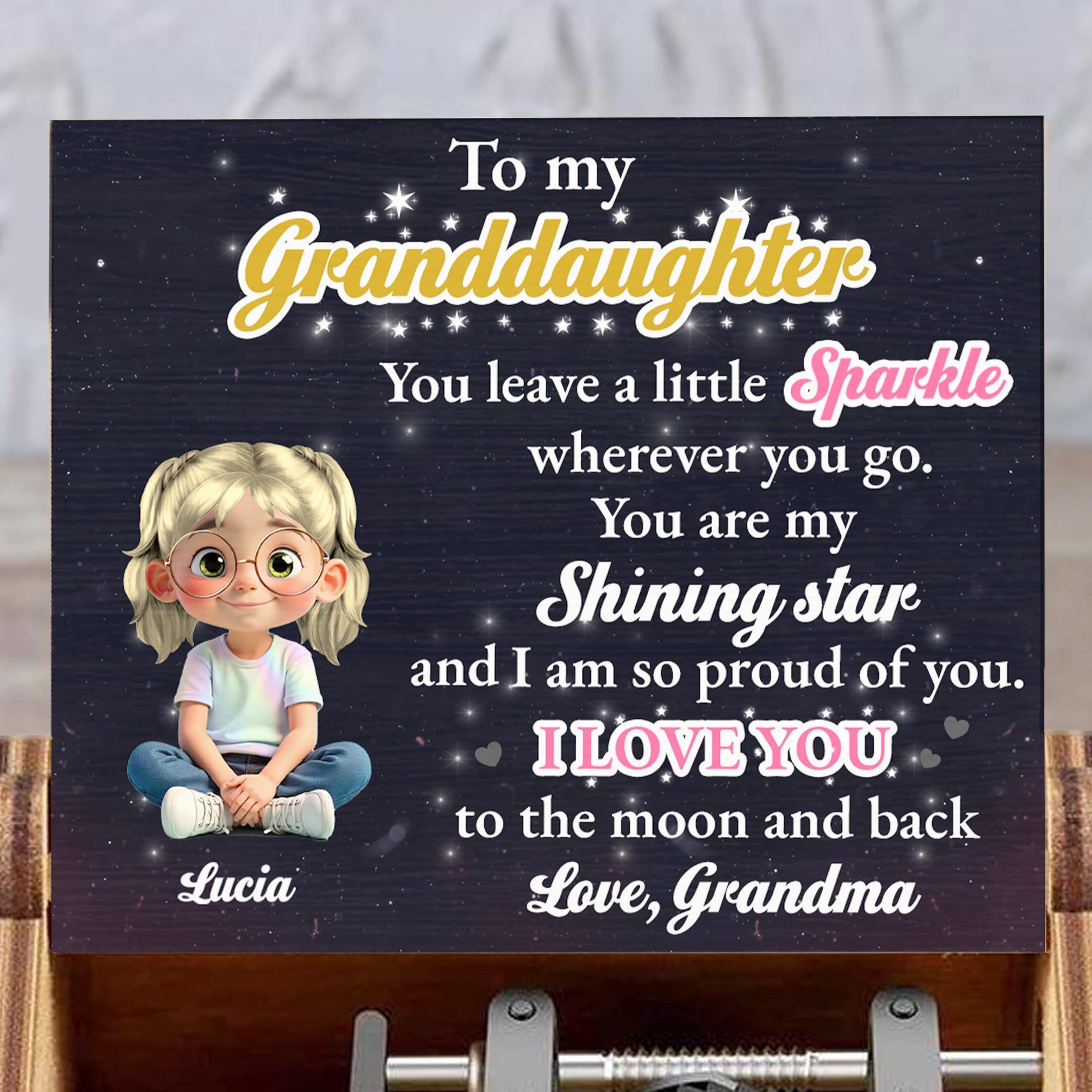 To My Granddaughter, You Leave a Little Sparkle