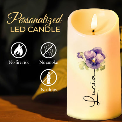 To My Granddaughter Love And Support Message With Flowers