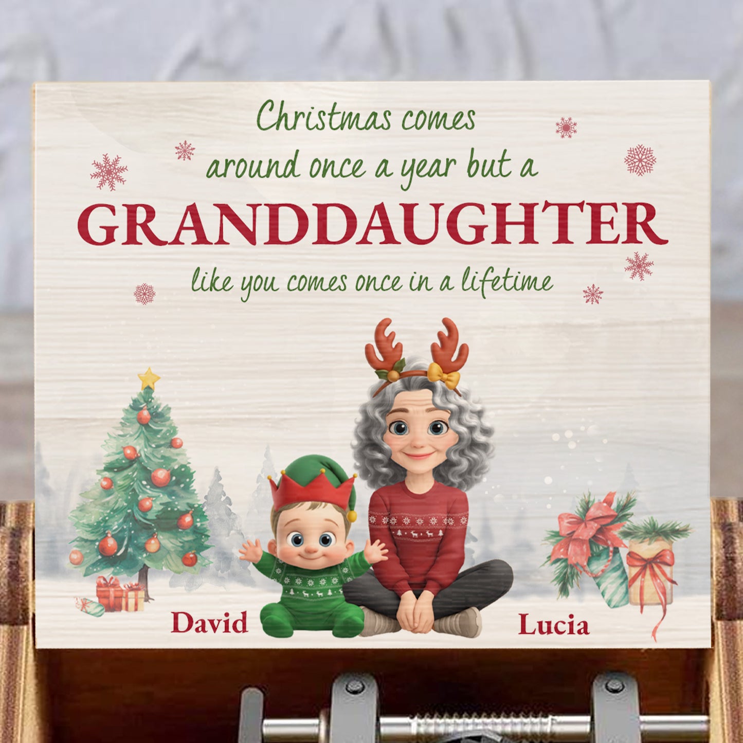 Christmas Comes Around Once A Year For Beloved Granddaughter