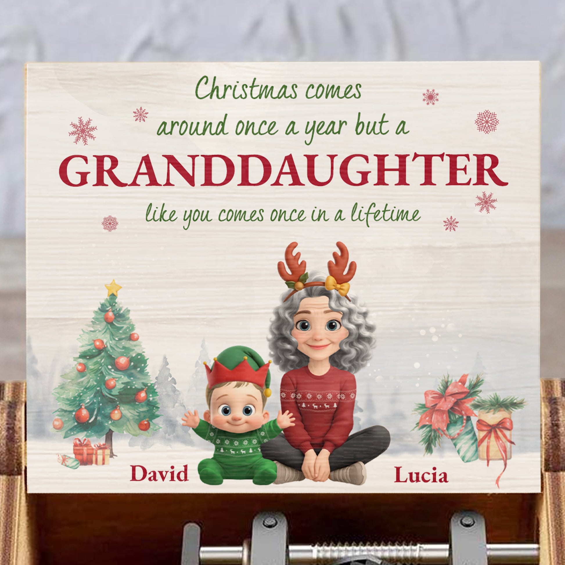 Christmas Comes Around Once A Year For Beloved Granddaughter