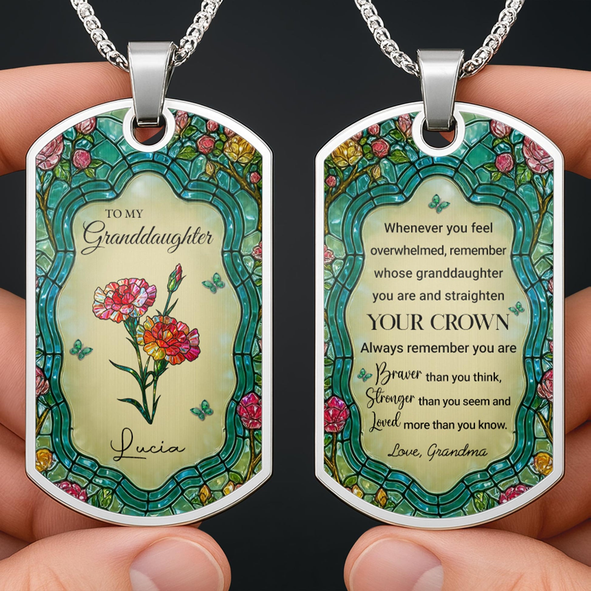 To My Granddaughter, Straighten Your Crown With Flowers