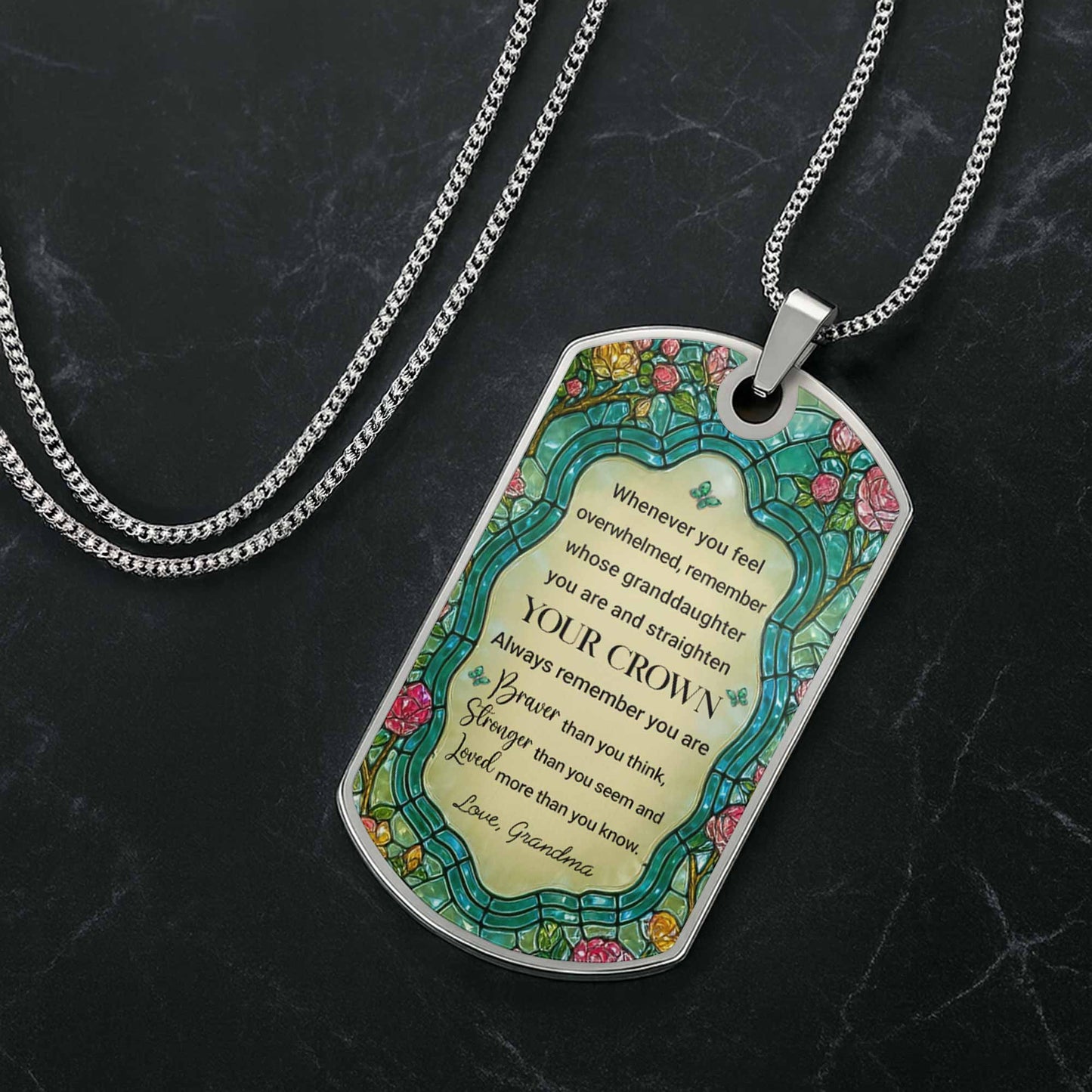 To My Granddaughter, Straighten Your Crown With Flowers