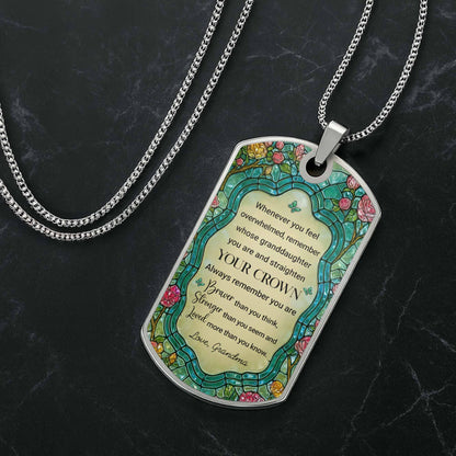 To My Granddaughter, Straighten Your Crown With Flowers