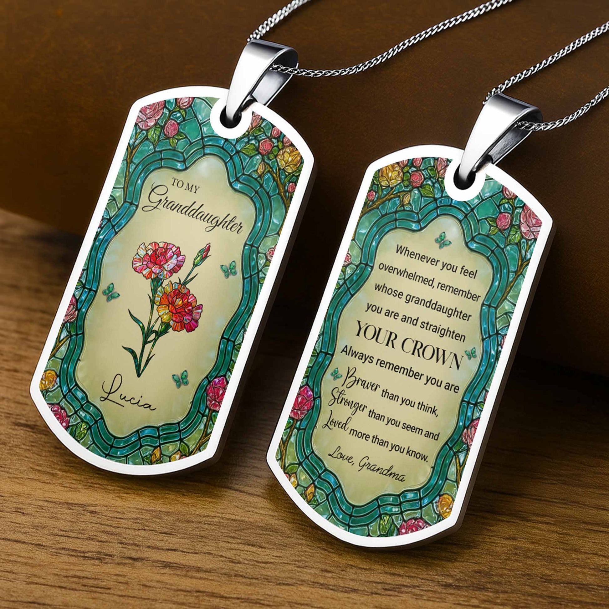 To My Granddaughter, Straighten Your Crown With Flowers