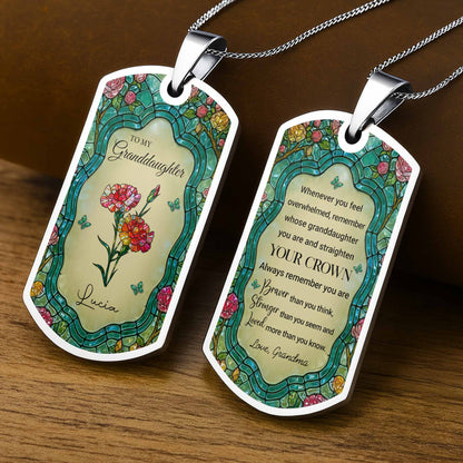 To My Granddaughter, Straighten Your Crown With Flowers