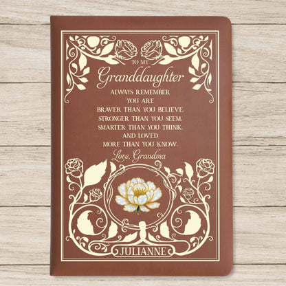 To My Granddaughter, Braver, Stronger, Smarter, Loves